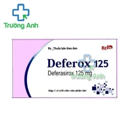 Deferox 125 Dopharma - Thuốc điều trị tình trạng quá tải sắt